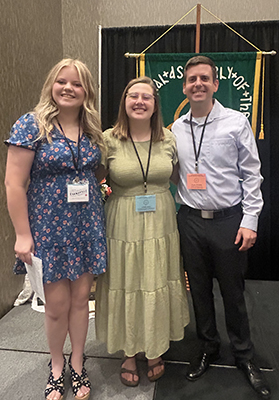 YAD Devotional Leaders with GA Worship DIrector, Rev. Paul Tucker